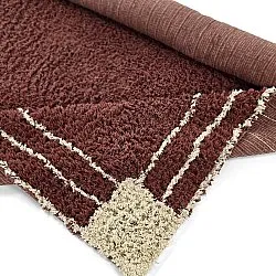 Alfombras de pelo largo - Cataya Natural Cotton Shaggy (marrón/beige)