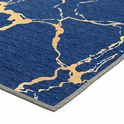 Alfombra Wilton - Cesina (azul/dorado)