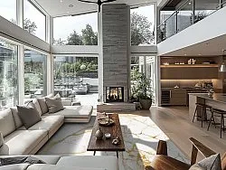 Alfombra Wilton - Cesina (stone/blanco/dorado)