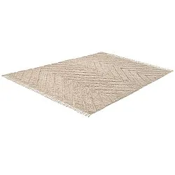 Alfombras de pelo largo - Conara Natural Cotton Shaggy (beige)