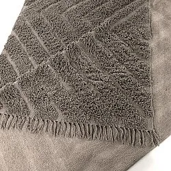Alfombras de pelo largo - Conara Natural Cotton Shaggy (gris pardo)