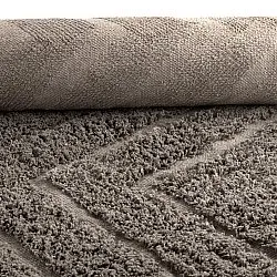 Alfombras de pelo largo - Conara Natural Cotton Shaggy (gris pardo)