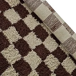 Alfombras de pelo largo - Elsey Natural Cotton Shaggy (beige/marrón)