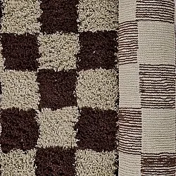 Alfombras de pelo largo - Elsey Natural Cotton Shaggy (beige/marrón)