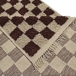 Alfombras de pelo largo - Elsey Natural Cotton Shaggy (beige/marrón)