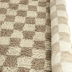 Alfombras de pelo largo - Elsey Natural Cotton Shaggy (crema/arena)