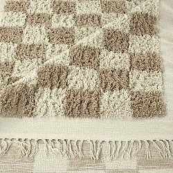 Alfombras de pelo largo - Elsey Natural Cotton Shaggy (crema/arena)