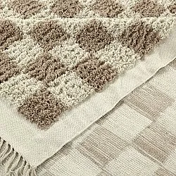 Alfombras de pelo largo - Elsey Natural Cotton Shaggy (crema/arena)