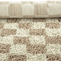 Alfombras de pelo largo - Elsey Natural Cotton Shaggy (crema/arena)
