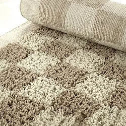 Alfombras de pelo largo - Elsey Natural Cotton Shaggy (crema/arena)