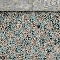 Alfombras de pelo largo - Elsey Natural Cotton Shaggy (gris/rosa)