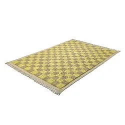 Alfombras de pelo largo - Elsey Natural Cotton Shaggy (amarillo/beige)