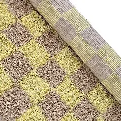 Alfombras de pelo largo - Elsey Natural Cotton Shaggy (amarillo/beige)