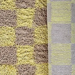 Alfombras de pelo largo - Elsey Natural Cotton Shaggy (amarillo/beige)