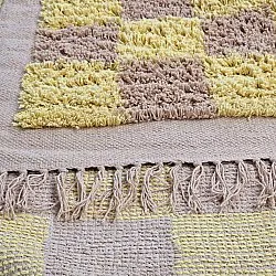 Alfombras de pelo largo - Elsey Natural Cotton Shaggy (amarillo/beige)