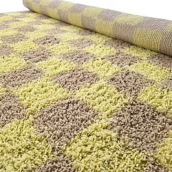 Alfombras de pelo largo - Elsey Natural Cotton Shaggy (amarillo/beige)