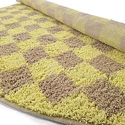 Alfombras redondeadas - Elsey Natural Cotton Shaggy (amarillo/beige)