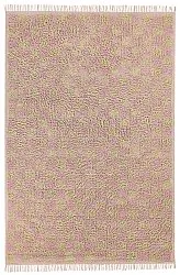 Alfombras de pelo largo - Elsey Natural Cotton Shaggy (rosa/naranja)