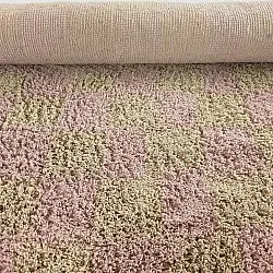Alfombras de pelo largo - Elsey Natural Cotton Shaggy (rosa/naranja)