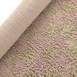 Alfombras de pelo largo - Elsey Natural Cotton Shaggy (rosa/naranja)