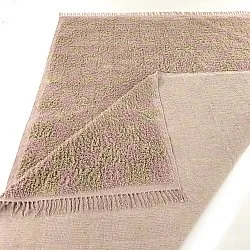 Alfombras de pelo largo - Elsey Natural Cotton Shaggy (rosa/naranja)