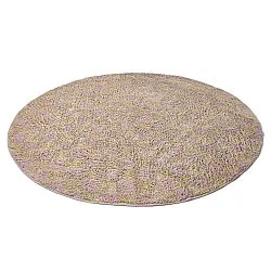Alfombras redondeadas - Elsey Natural Cotton Shaggy (rosa/naranja)