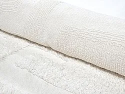 Alfombras redondeadas - Fallon Natural Cotton Shaggy (offwhite)