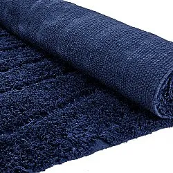 Alfombras de pelo largo - Farley Natural Cotton Shaggy (azul)