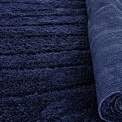 Alfombras de pelo largo - Farley Natural Cotton Shaggy (azul)