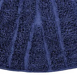 Alfombras redondeadas - Farley Natural Cotton Shaggy (azul)