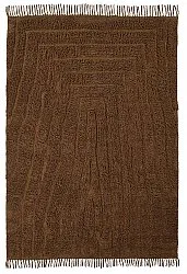Alfombras de pelo largo - Farley Natural Cotton Shaggy (marrón)