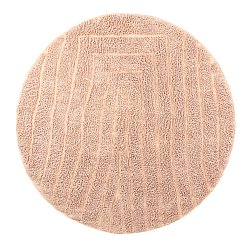 Alfombras redondeadas - Farley Natural Cotton Shaggy (rosa)