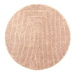Alfombras redondeadas - Farley Natural Cotton Shaggy (rosa)