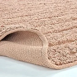 Alfombras redondeadas - Farley Natural Cotton Shaggy (rosa)