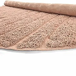 Alfombras redondeadas - Farley Natural Cotton Shaggy (rosa)