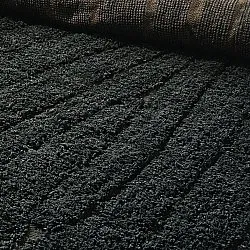 Alfombras de pelo largo - Farley Natural Cotton Shaggy (negro)
