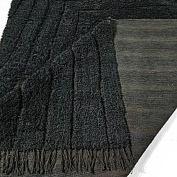 Alfombras de pelo largo - Farley Natural Cotton Shaggy (negro)