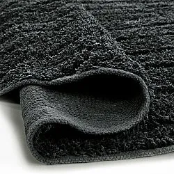Alfombras redondeadas - Farley Natural Cotton Shaggy (negro)