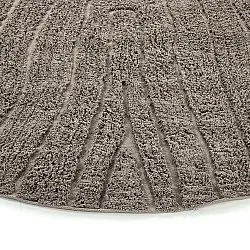 Alfombras redondeadas - Farley Natural Cotton Shaggy (gris pardo)