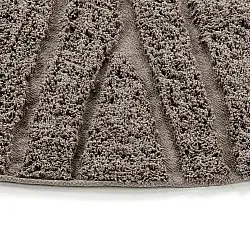 Alfombras redondeadas - Farley Natural Cotton Shaggy (gris pardo)