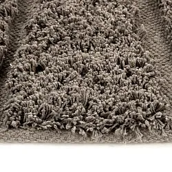 Alfombras redondeadas - Farley Natural Cotton Shaggy (gris pardo)