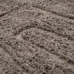 Alfombras redondeadas - Farley Natural Cotton Shaggy (gris pardo)