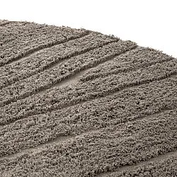 Alfombras redondeadas - Farley Natural Cotton Shaggy (gris pardo)