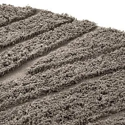 Alfombras redondeadas - Farley Natural Cotton Shaggy (gris pardo)