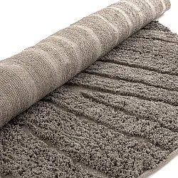 Alfombras redondeadas - Farley Natural Cotton Shaggy (gris pardo)