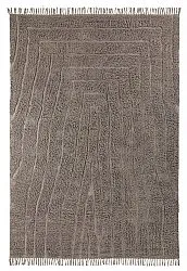 Alfombras de pelo largo - Farley Natural Cotton Shaggy (gris pardo)