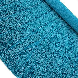 Alfombras redondeadas - Farley Natural Cotton Shaggy (turquesa)