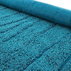 Alfombras redondeadas - Farley Natural Cotton Shaggy (turquesa)