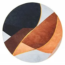 Alfombras redondeadas - Hazel (naranja/multi)