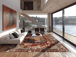 Alfombra Wilton - Idri (rojo/multi)